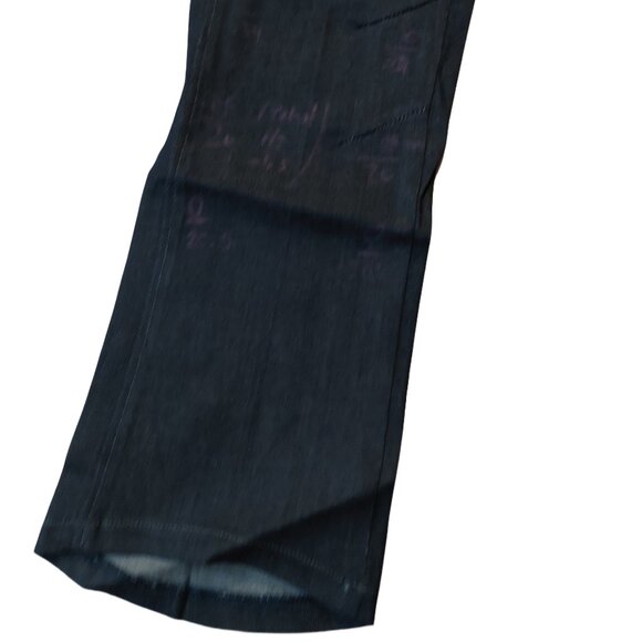 Retro G-Star Fender Mini Bell Bottom Capris Shorts Blue Denim Jeans Sz 27 NWT - Picture 4 of 9